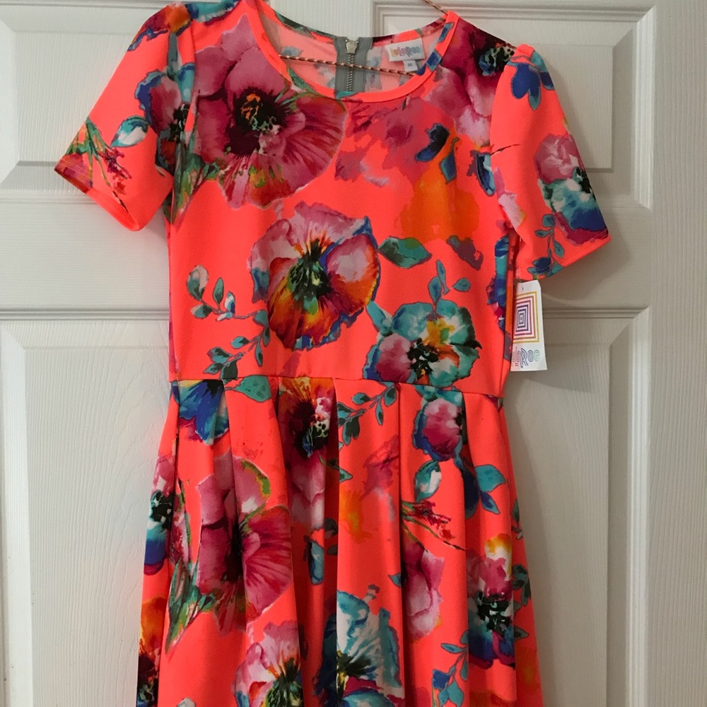 Medium Hot pink floral LuLaRoe Amelia!